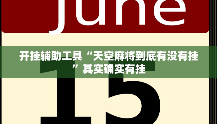 开挂辅助工具“天空麻将到底有没有挂”其实确实有挂