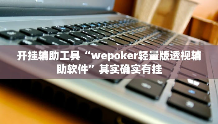 辅助神器“wepoker挂怎么安装”其实确实有挂