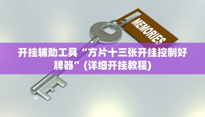 辅助神器“掌酷十三张开挂教程”(详细开挂教程)