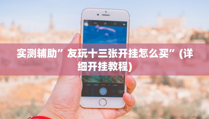实测辅助”友玩十三张开挂怎么买”(详细开挂教程)