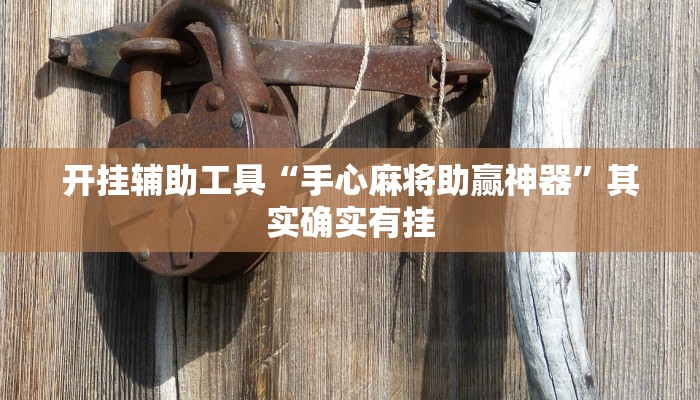开挂辅助工具“手心麻将助赢神器”其实确实有挂