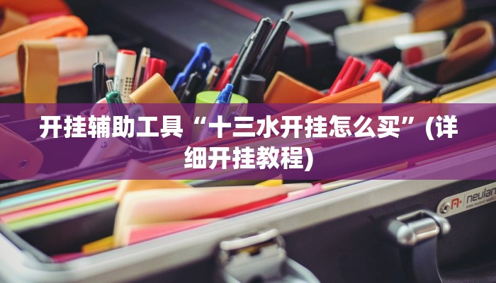 开挂辅助工具“十三水开挂怎么买”(详细开挂教程)