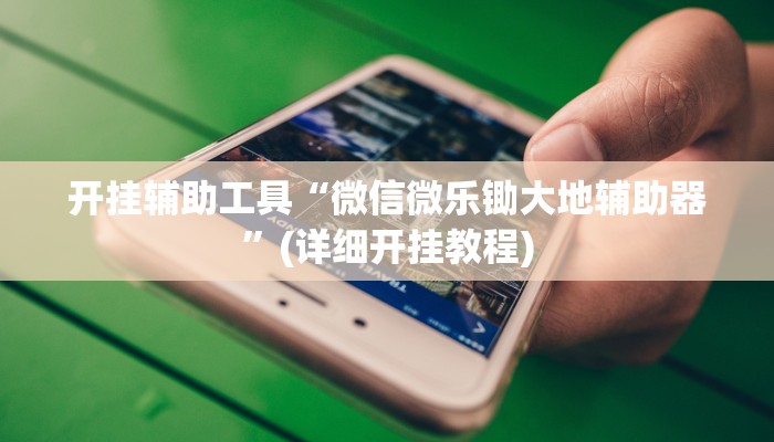 开挂辅助工具“微信微乐锄大地辅助器”(详细开挂教程)